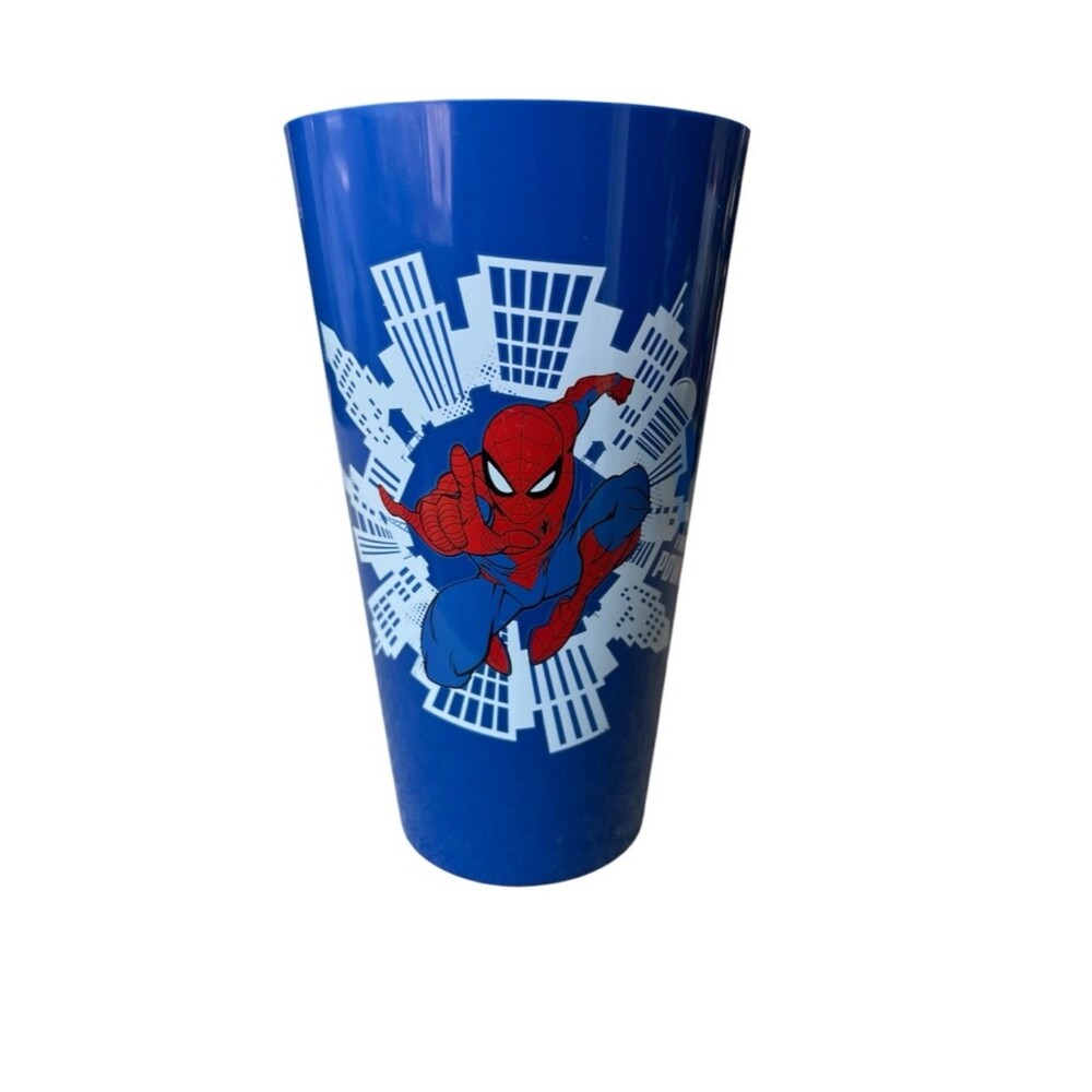 32 oz Marvel Spider-Man Blue and Red Plastic Cup